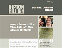 Tablet Screenshot of diptonmill.co.uk